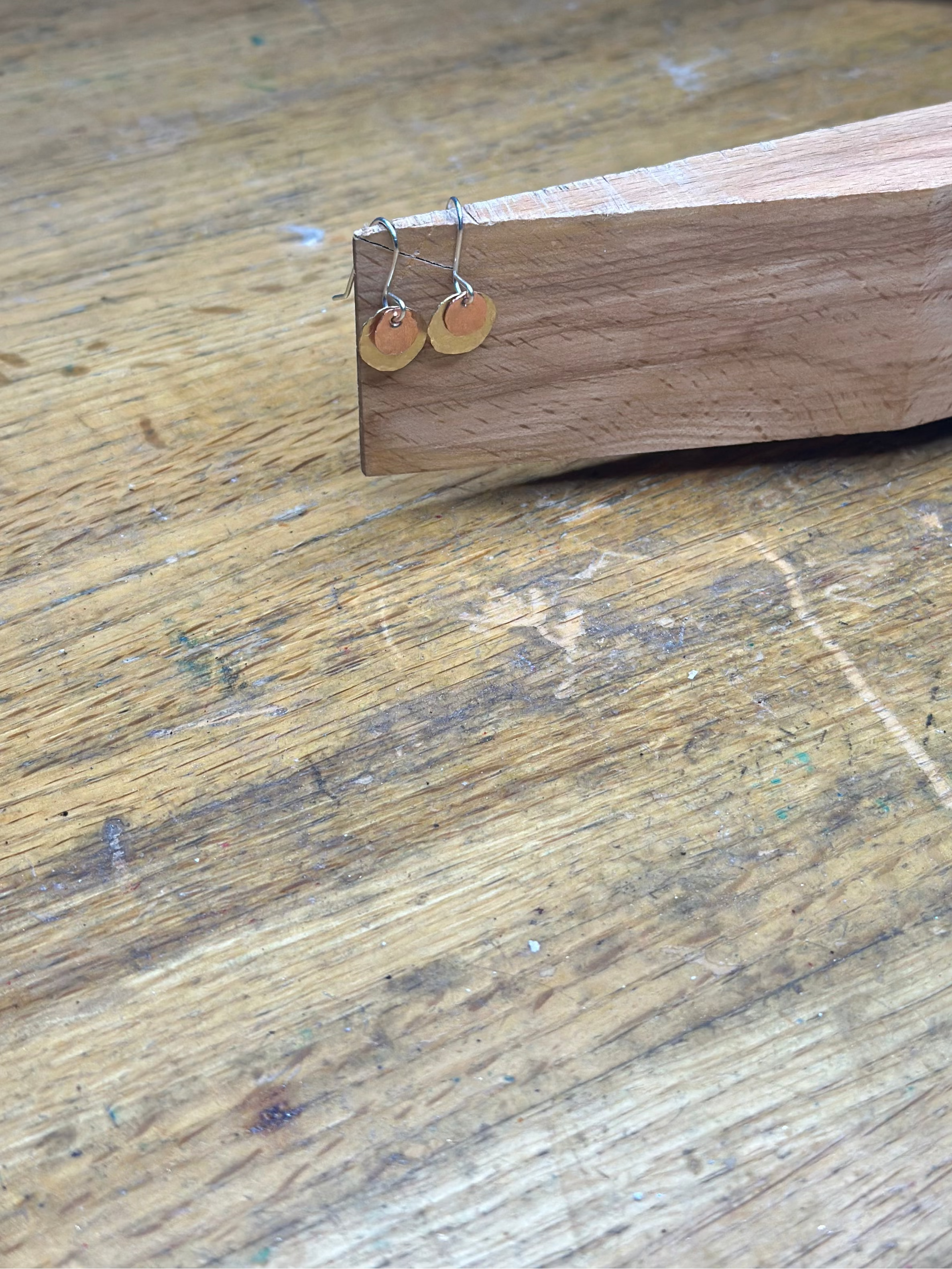 Petite Mixed Metal Earrings