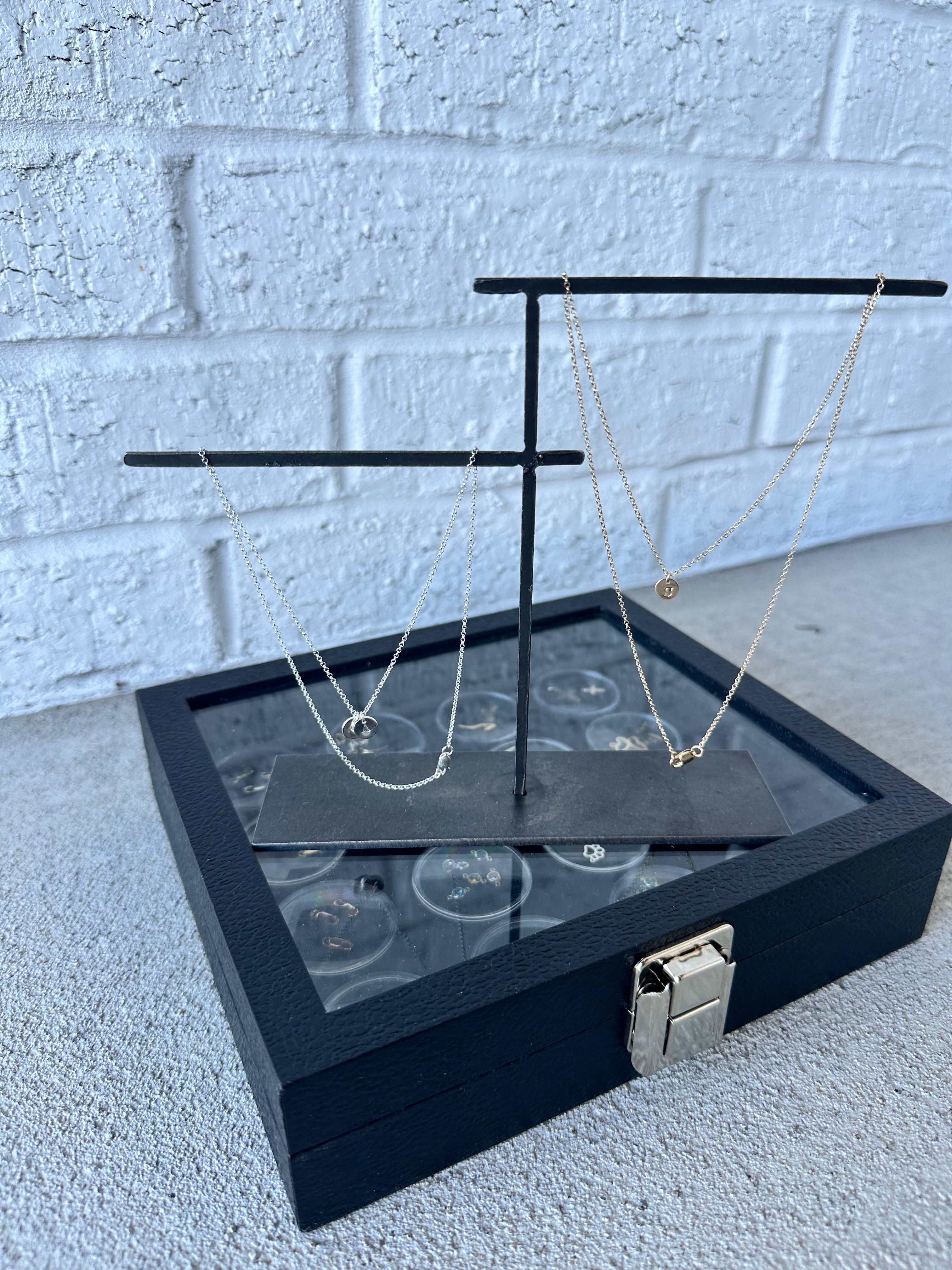 Custom Initial Necklace with Letter Charm