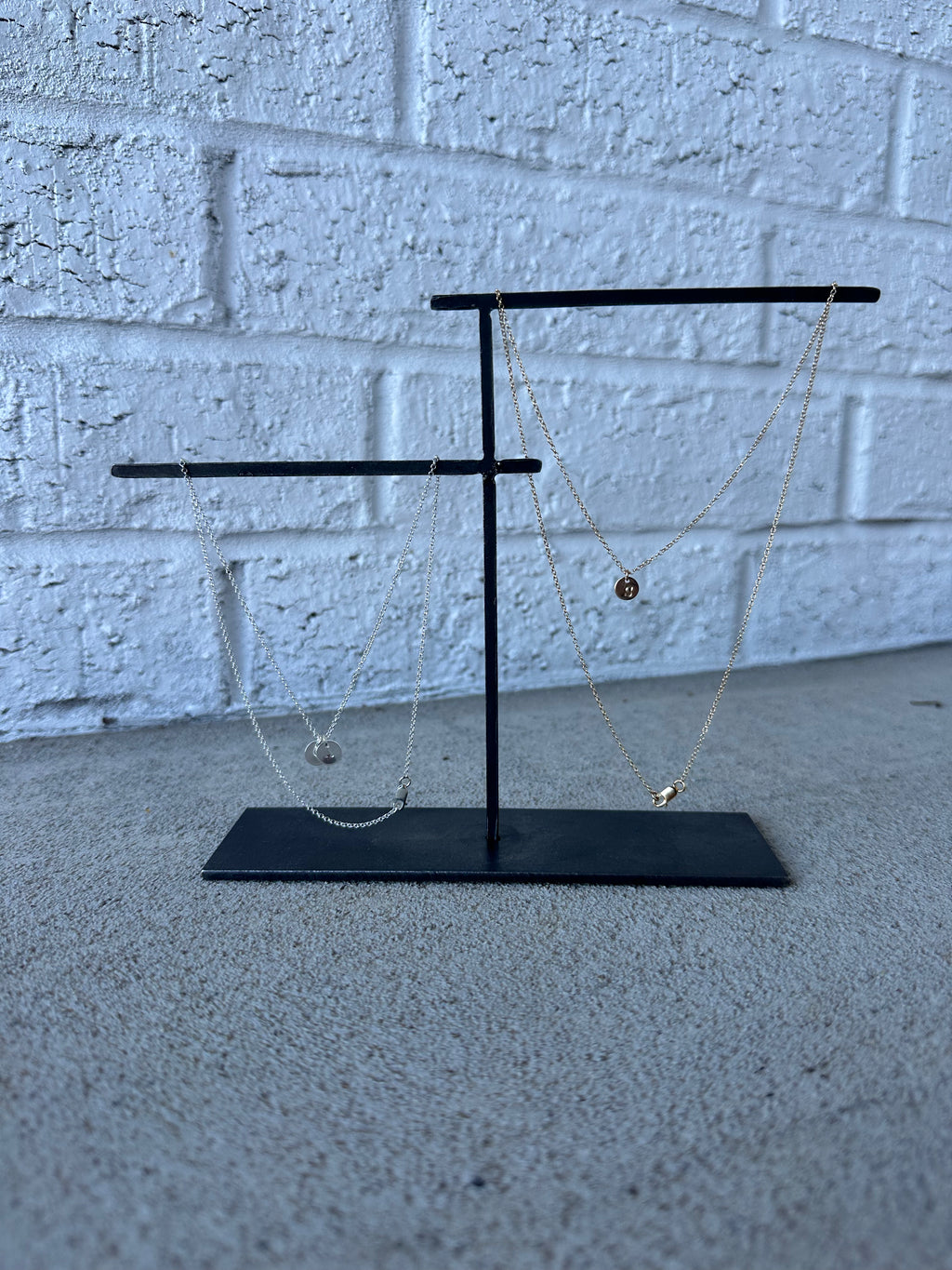Custom Initial Necklace with Letter Charm