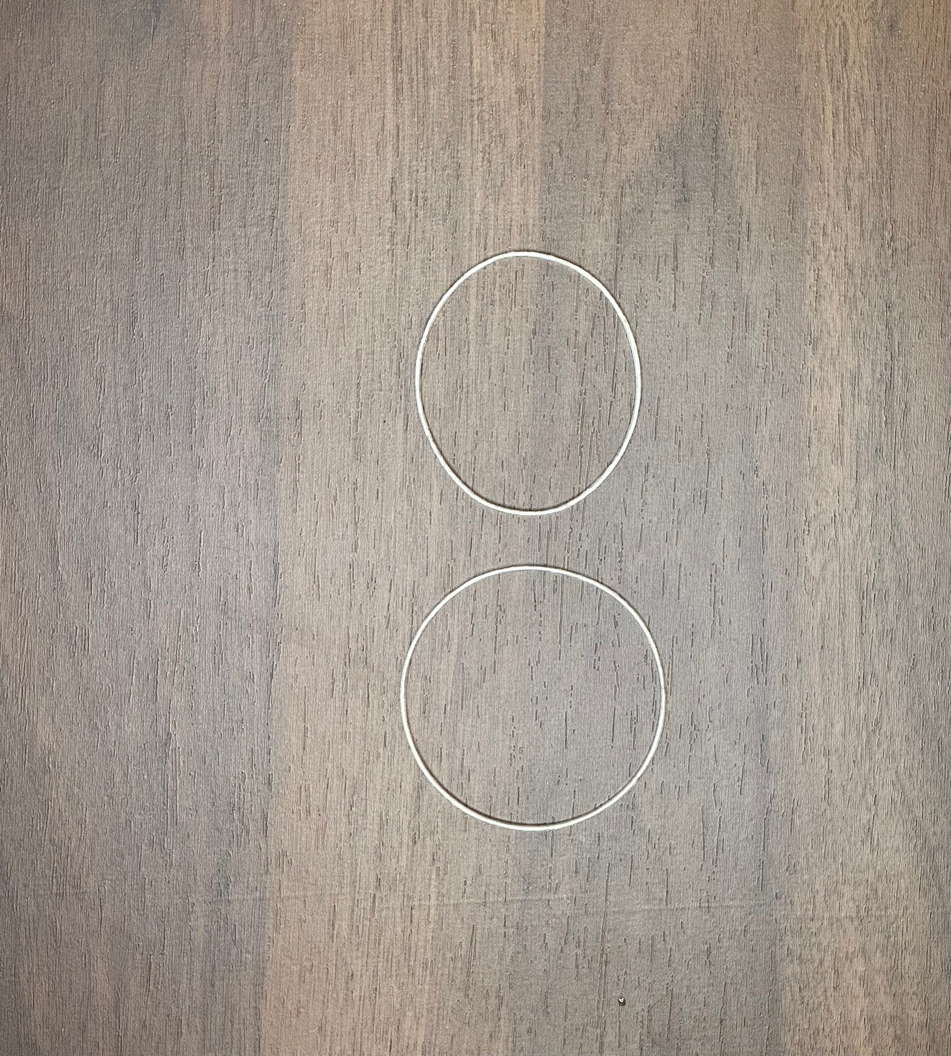 Hammered Oval Bangle