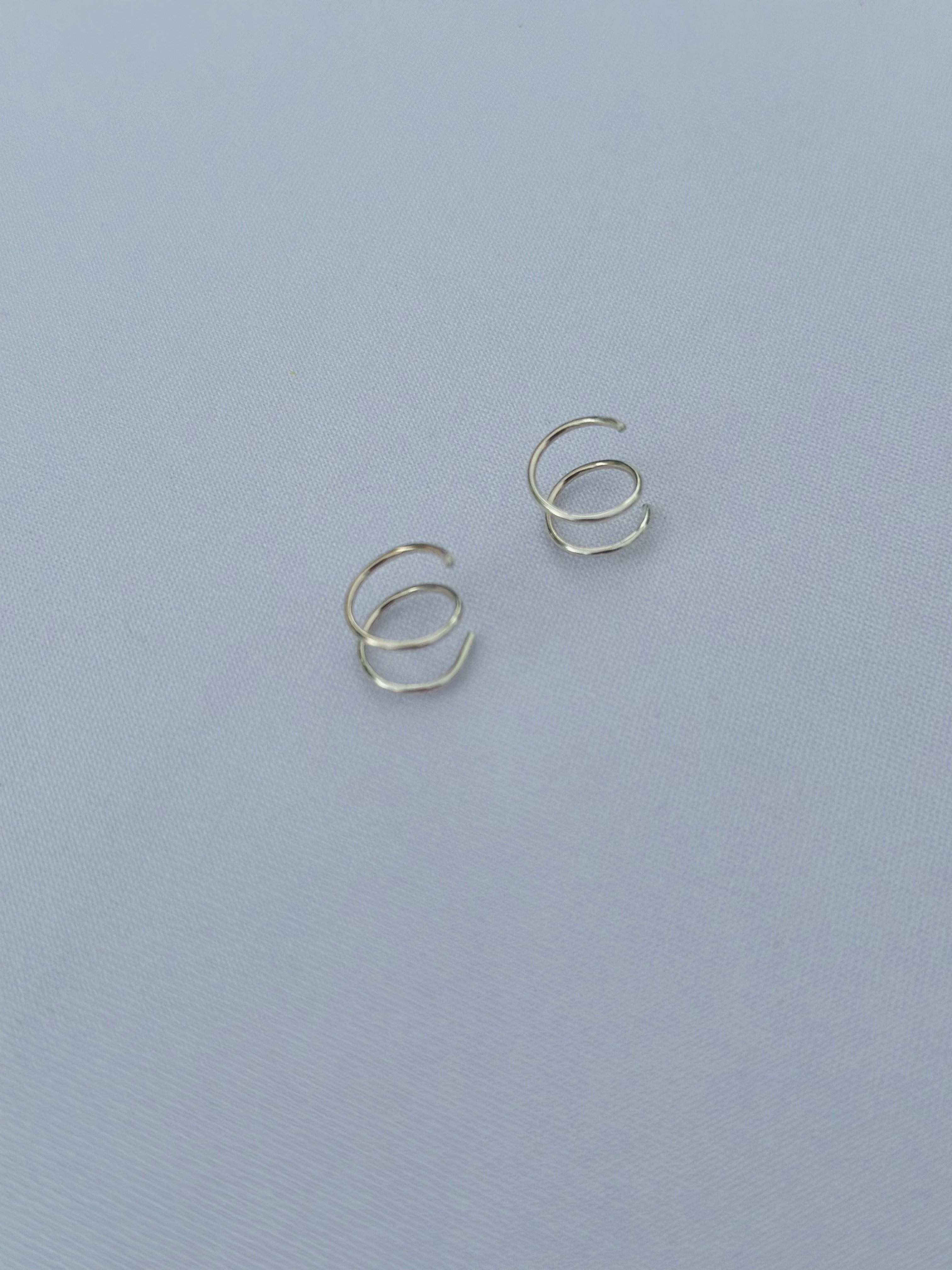 Twisted Spiral Earrings