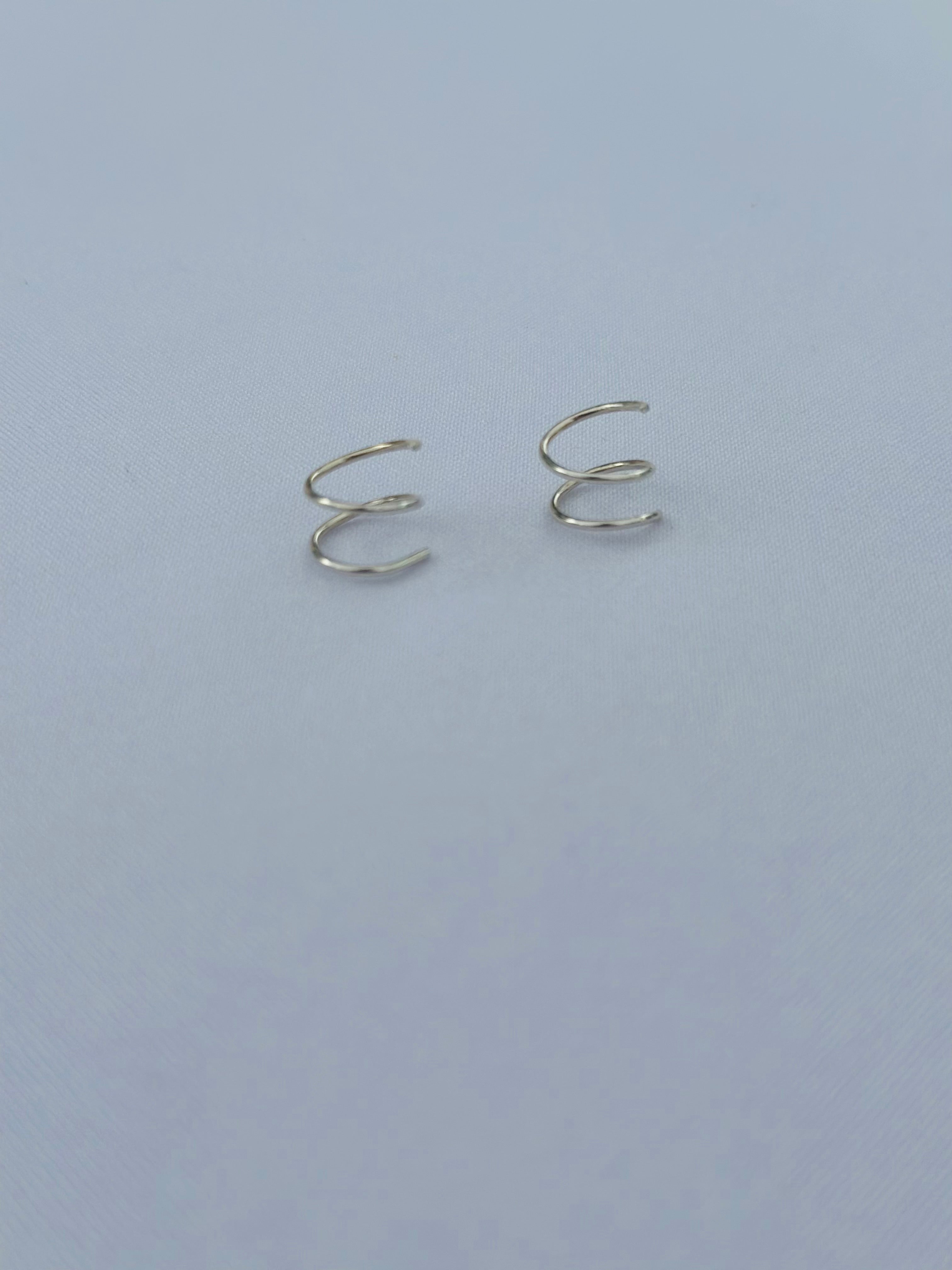 Twisted Spiral Earrings