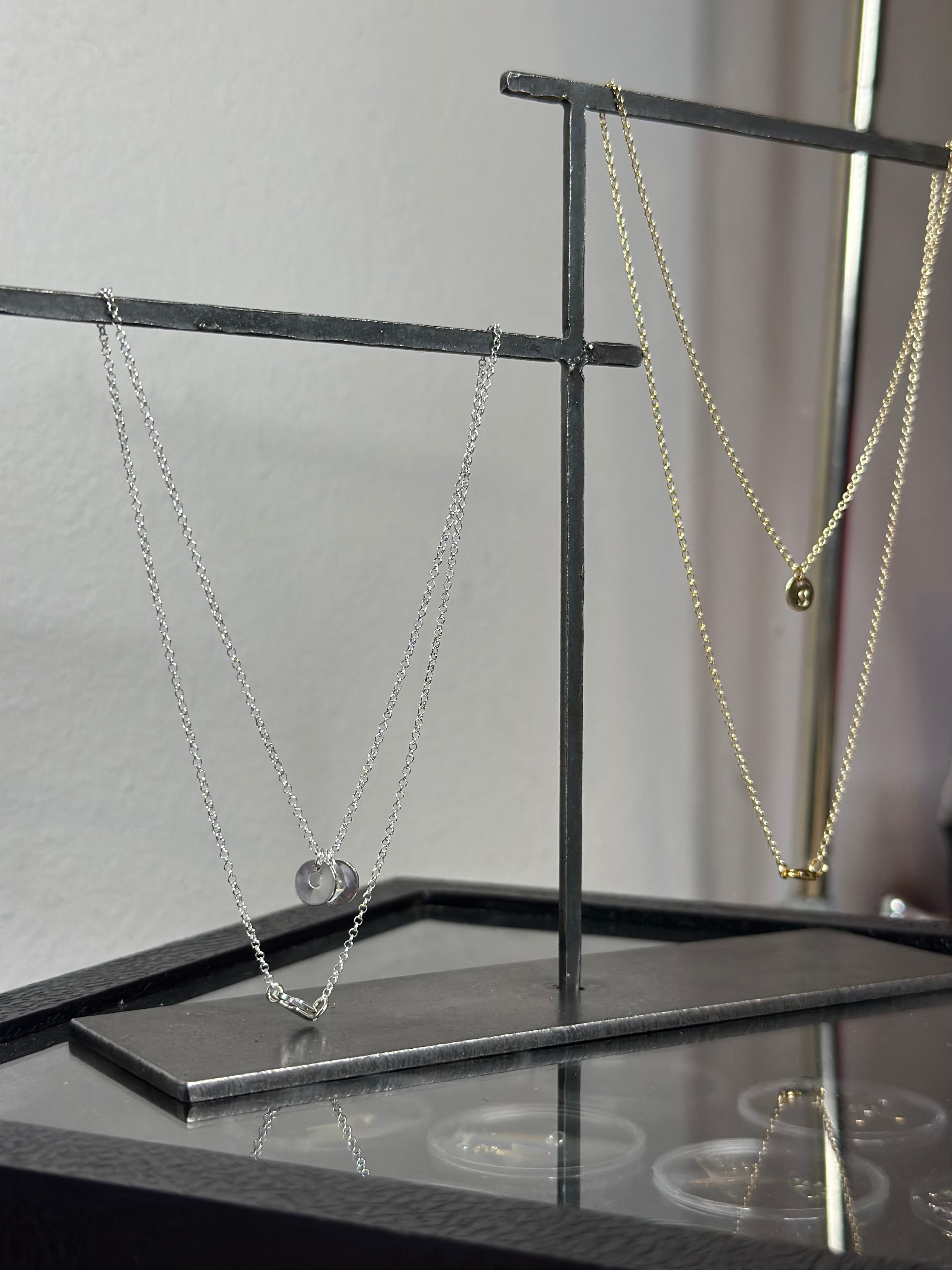 Custom Initial Necklace with Letter Charm