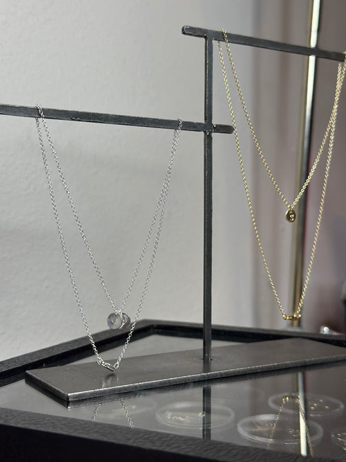 Custom Initial Necklace with Letter Charm