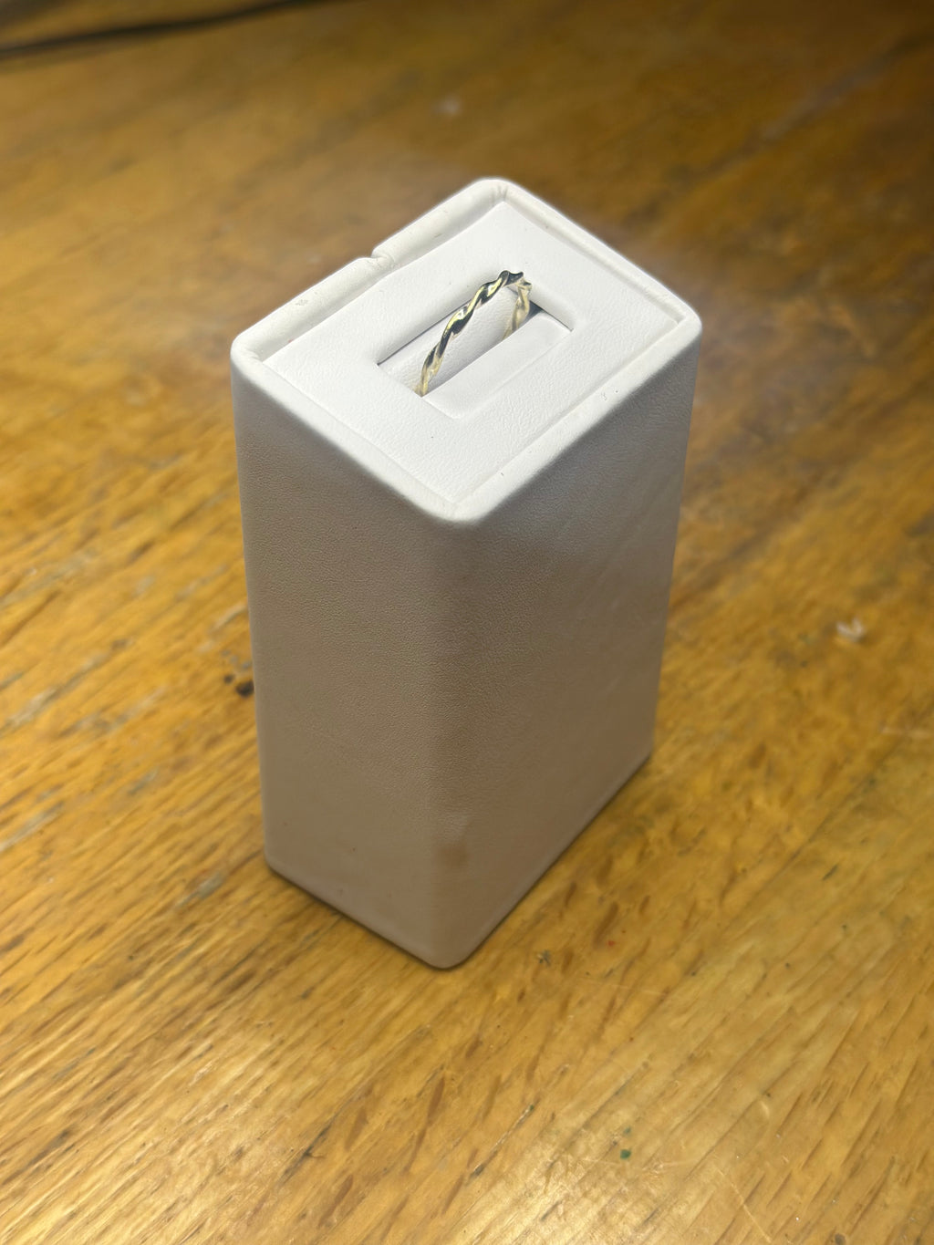 Entwined Twist Brass Ring