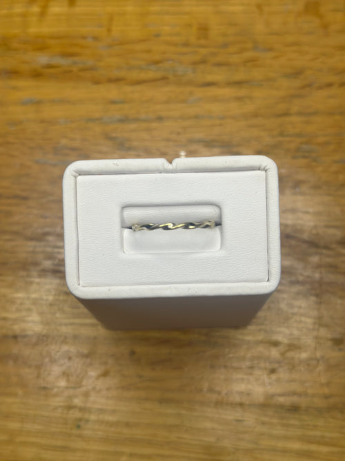 Entwined Twist Brass Ring